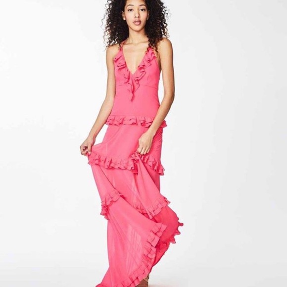 Nicole Miller - Ruffle Tiered Gown - Picture 3 of 3